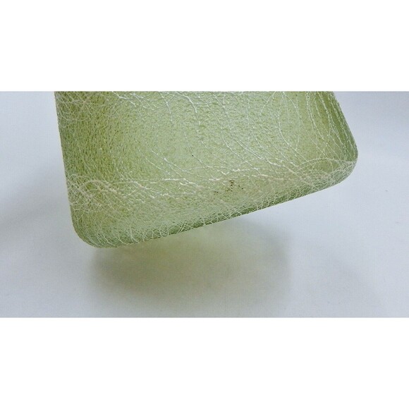 Color Craft Spaghetti String Drizzle Pitcher Green Glass Tea Water Mid Century - Picture 5 of 9